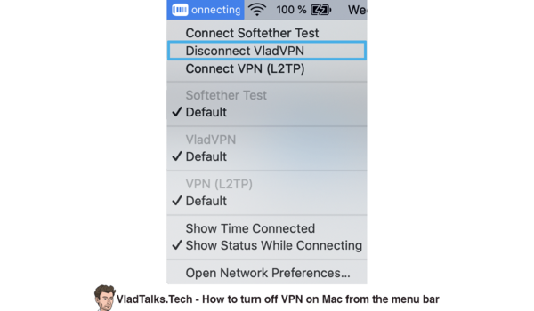 How to turn off VPN on Mac in less than 10 seconds 13 How to turn off VPN on Mac from the menu bar