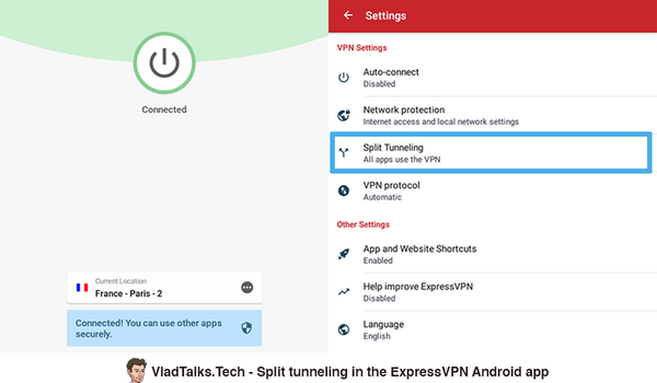 What is VPN split tunneling and how to easily set it up for your VPN connection 11 Split tunneling in the ExpressVPN Android app