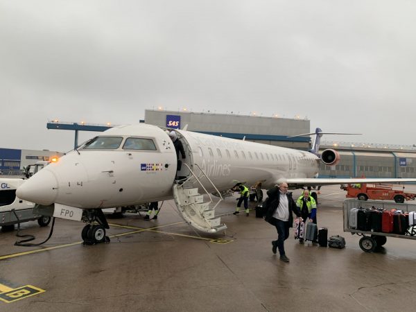Mit der SAS CRJ900 von Düsseldorf nach Stockholm SAS CRJ900 von Düsseldorf nach Stockholm