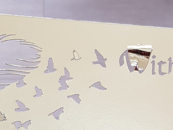 damage caused by the mat moving during the cutting cycle