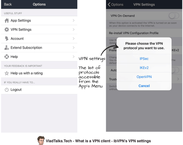 What is a VPN client software or app? The secret chocolate traffic network 15 What is a VPN client - ibVPN's VPN settings by VladTalksTech