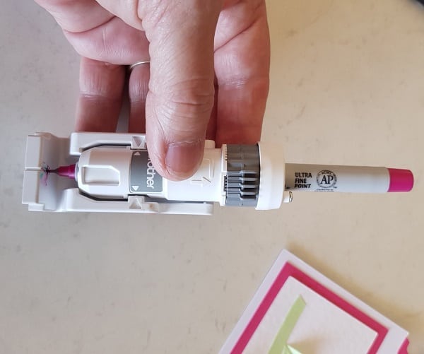 Universal Pen Holder for the Brother Scan N Cut.