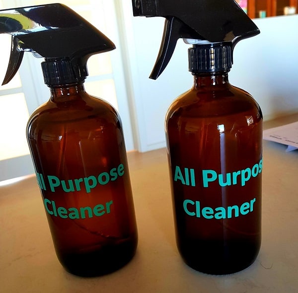 Weeded label transferred to spray bottles in the post what is weeding