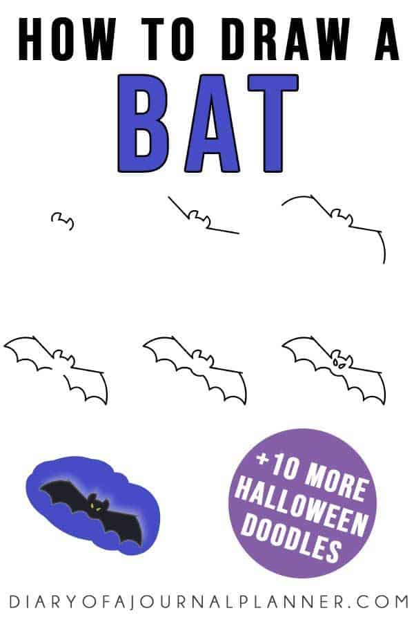 Easy Halloween Doodles 11 Spooky Step By Step Drawing Tutorials Great for your bullet journal, diy cards, and craft projects. easy halloween doodles 11 spooky step