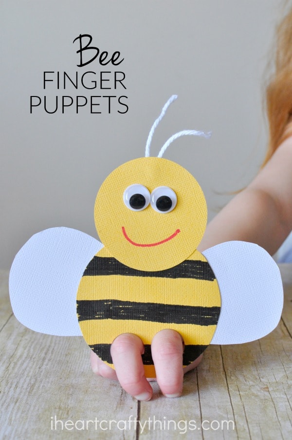 pics Bee Puppet Template incredibly cute bee finger puppets