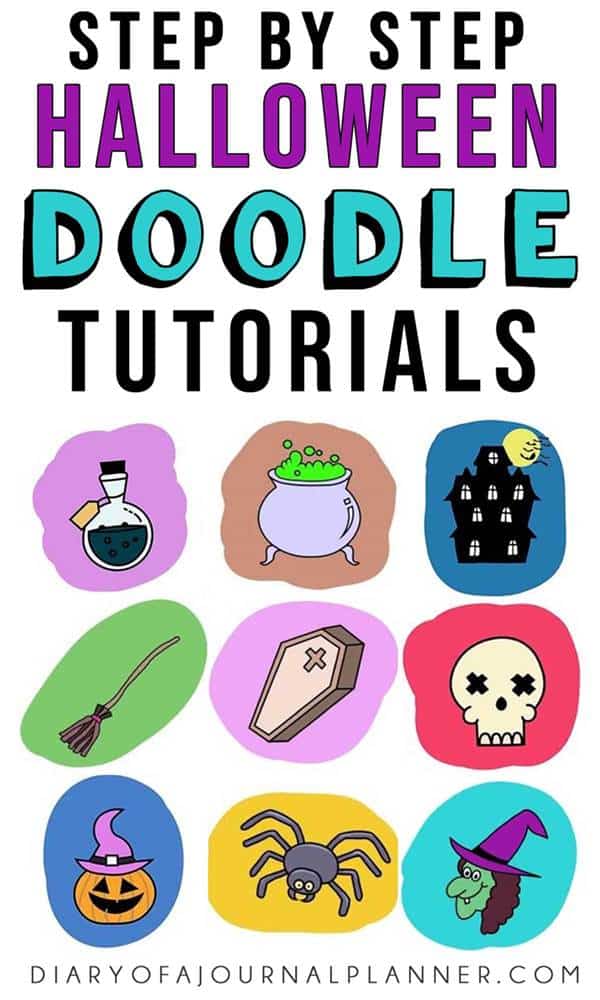 Easy Halloween Doodles 11 Spooky Step By Step Drawing Tutorials