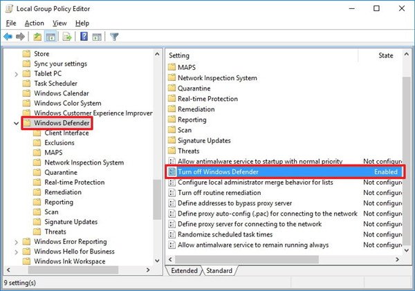 5 ways to Enable/Disable the Windows Defender on Windows 10. 1 Methods to Completely Disable Windows Defender in Windows 10