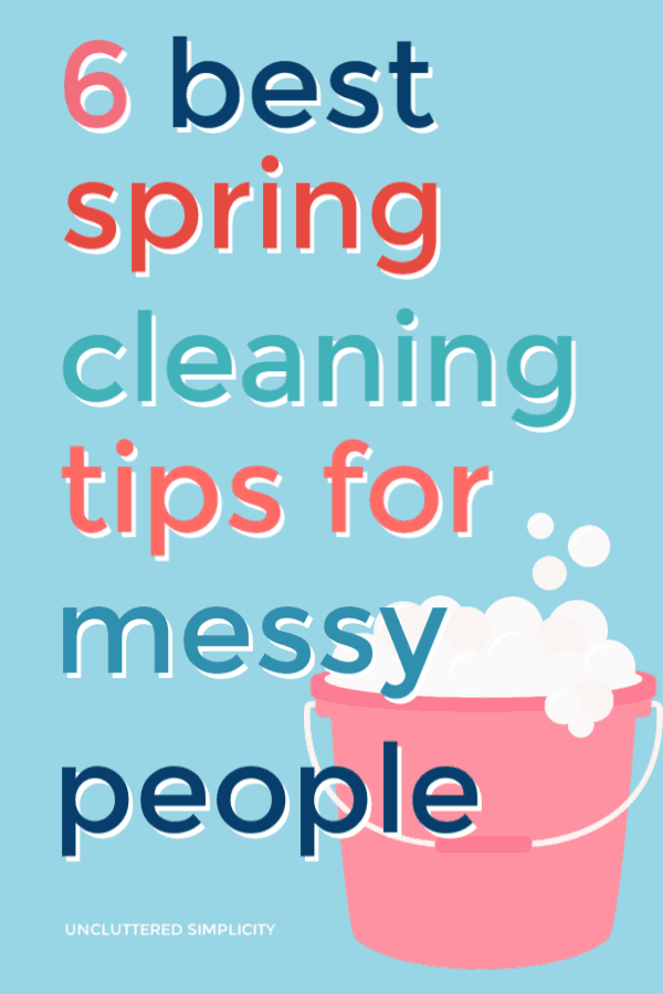 Do you hate to clean but love having a clean house? If so, you need this list of spring cleaning hacks for (normally) messy people.