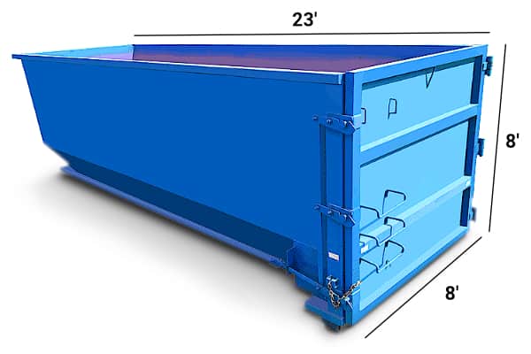 40_yard_dumpster 40 yard roll-off dumpster with dimensions