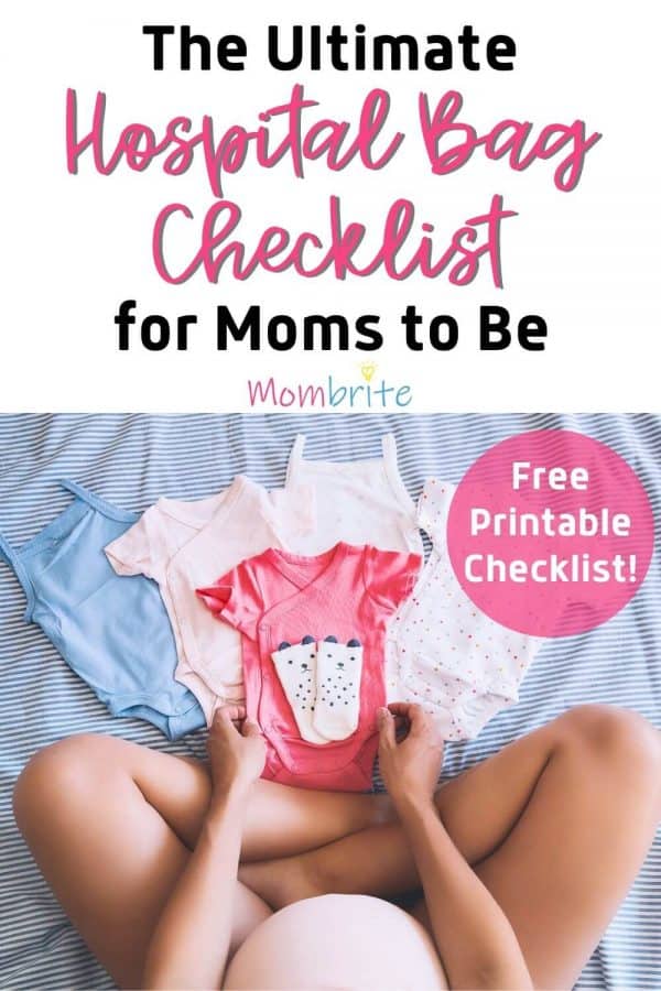 mommy to be hospital bag checklist