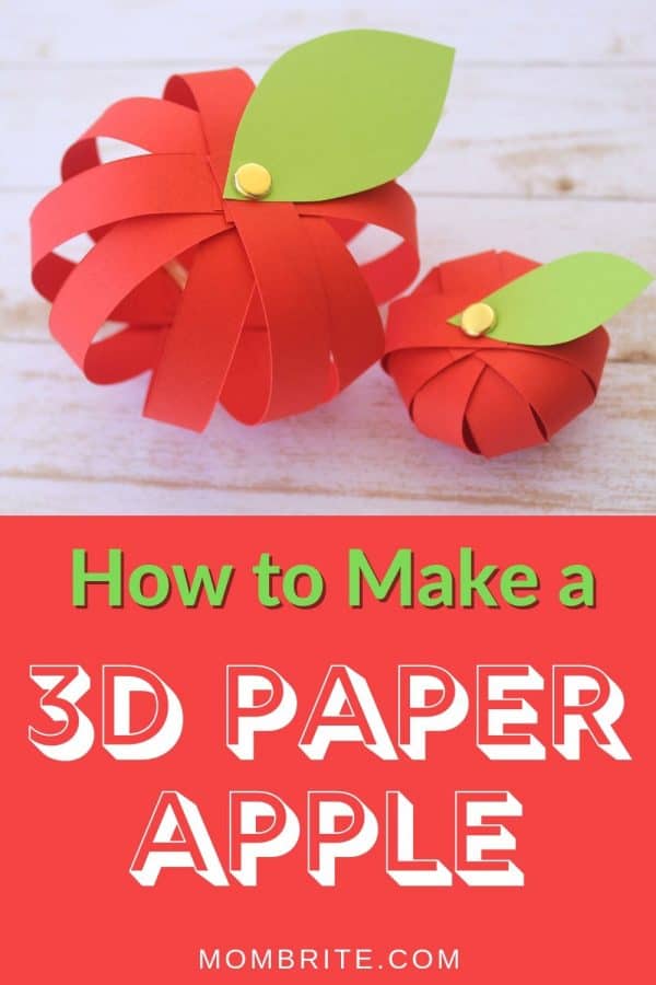 How to Make a 3D Paper Apple