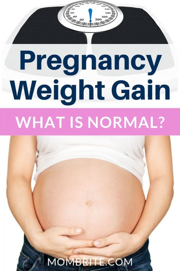 Pregnancy Weight Gain By Week How Much Is Normal  Mombrite-9774