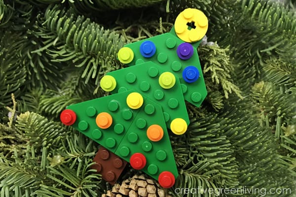 How to make a lego Christmas Tree ornament