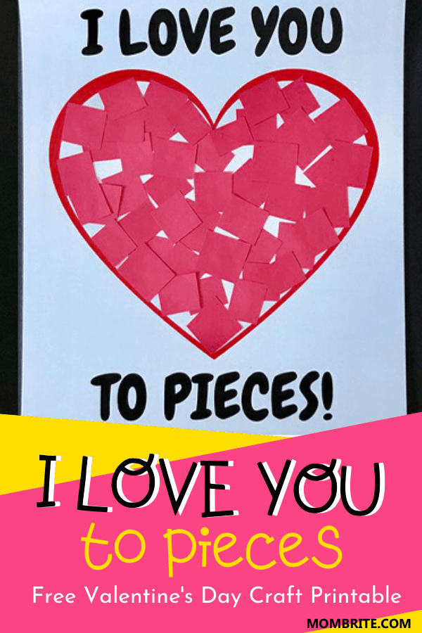 I Love You To Pieces Free Printable Printable Word Searches