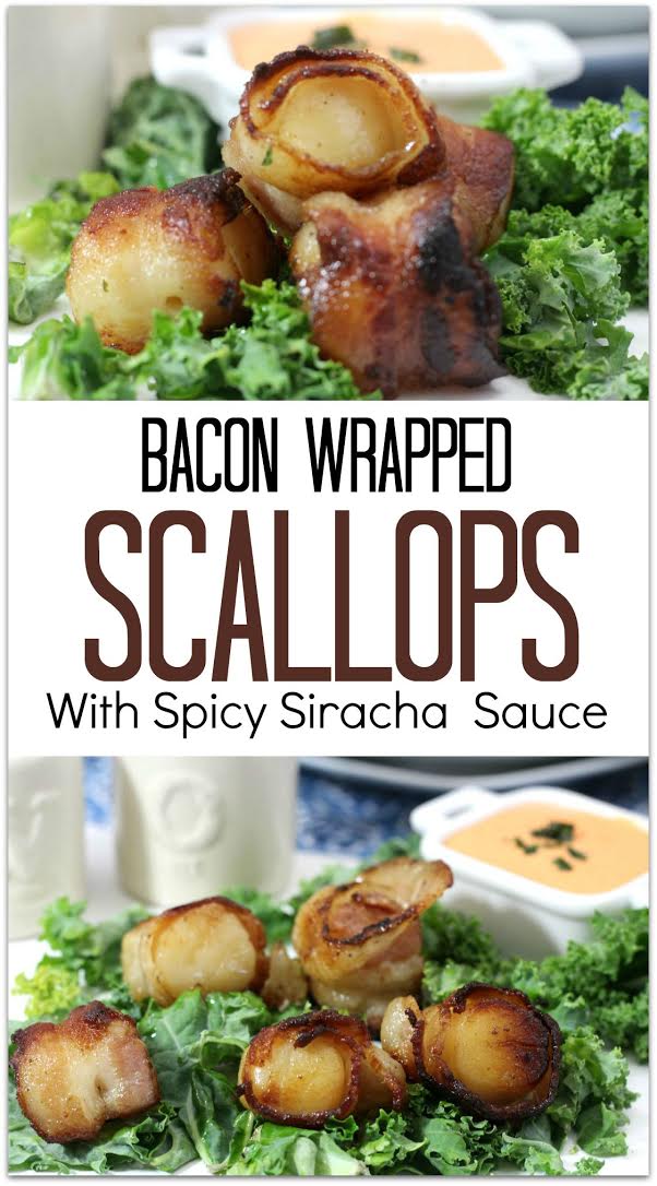 Broiled Bacon Wrapped Scallops with Dipping Sauce Food Fun & Faraway