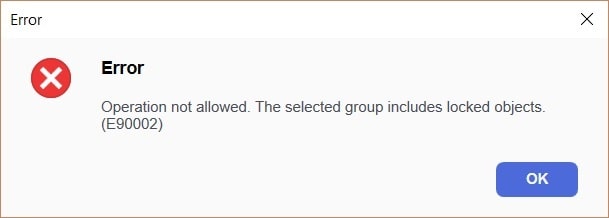 Canvas Workspace Trace Image graphic of error message