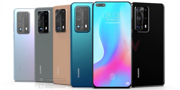 Huawei P40 Series Render