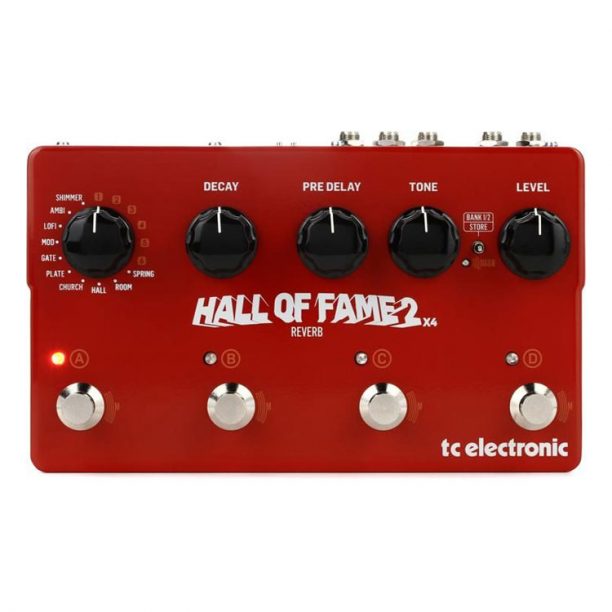 New Pedals Tc Electronic Hall Of Fame 2x4 Reverb Delicious Audio