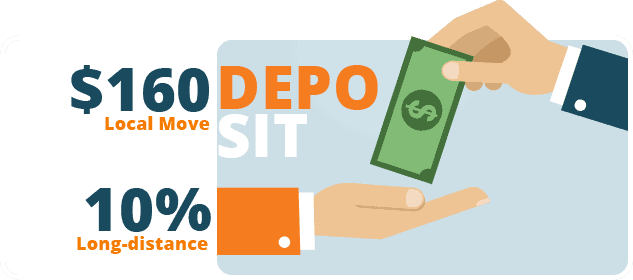 Do you take deposits on moves?