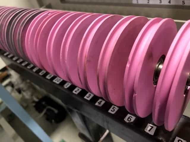 wire processing pulleys