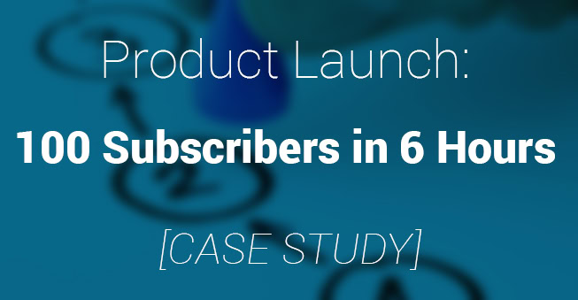 Product Launch with niche marketing case study