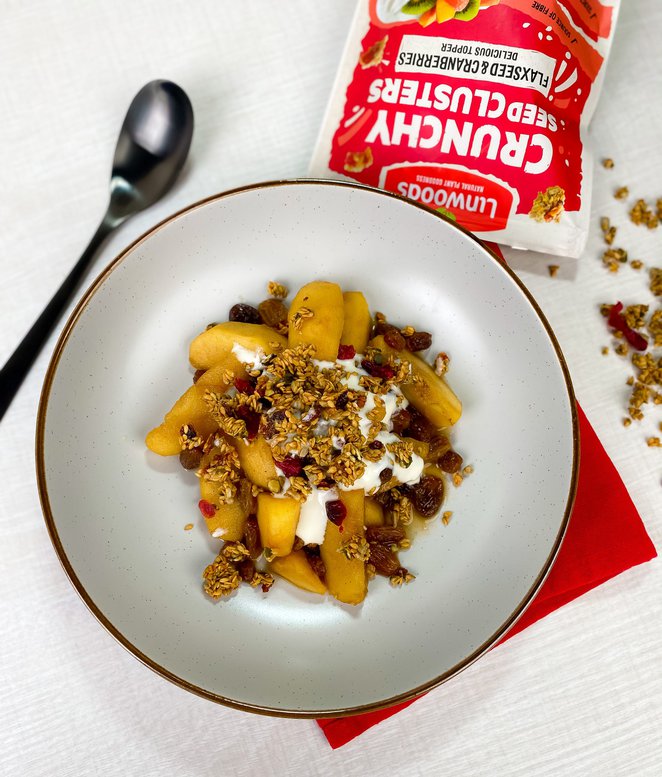 Stewed Fruit and Soya Yoghurt