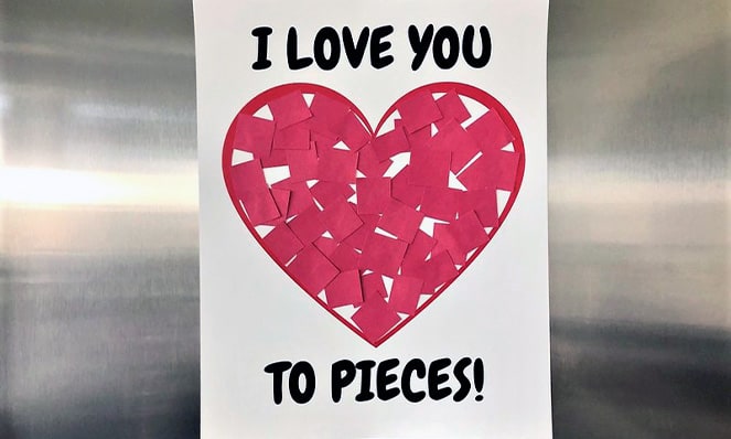 I LOVE YOU TO PIECES PRINTABLE TEMPLATE 2