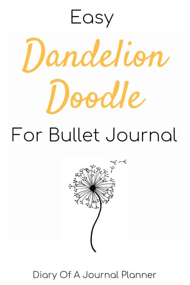 How To Draw A Dandelion Easy Dandelion Drawing Step By Step Tutorial
