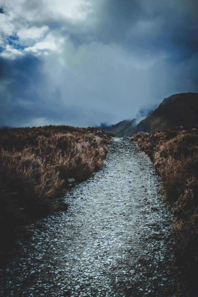 Wanderweg beim Tongariro Alpine Crossing