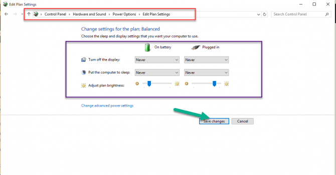 Four ways to prevent Windows 10 sleep mode 2 Power Plan Settings