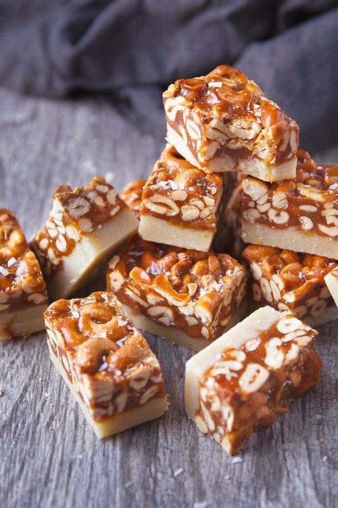 salted caramel bars