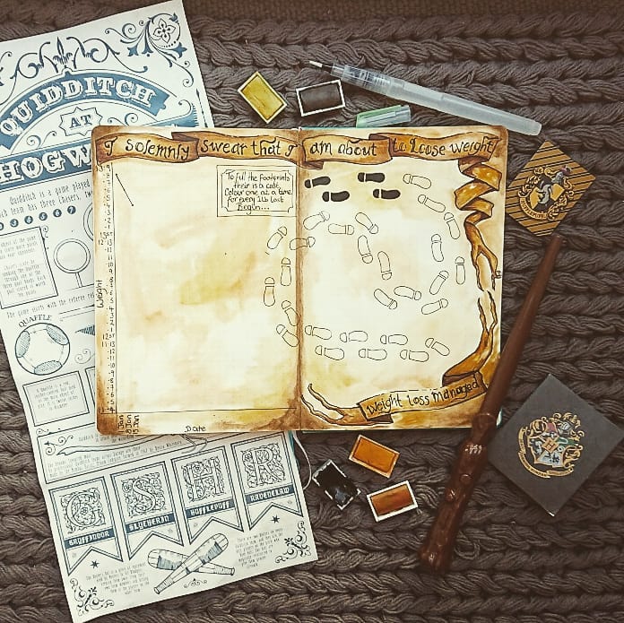 Harry Potter Bullet Journal Ideas