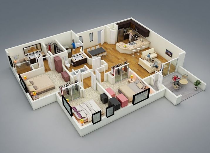 Gambar Denah Rumah Gaya Minimalis