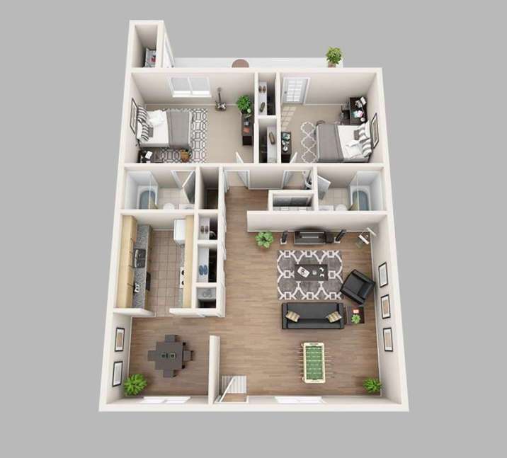 Model Denah Rumah Type 75