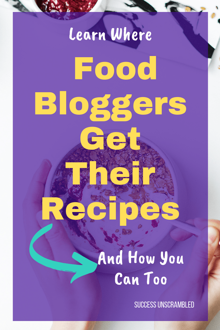 Learn where Food Bloggers Get their recipes