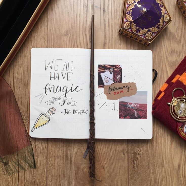 Harry Potter Bullet Journal Ideas