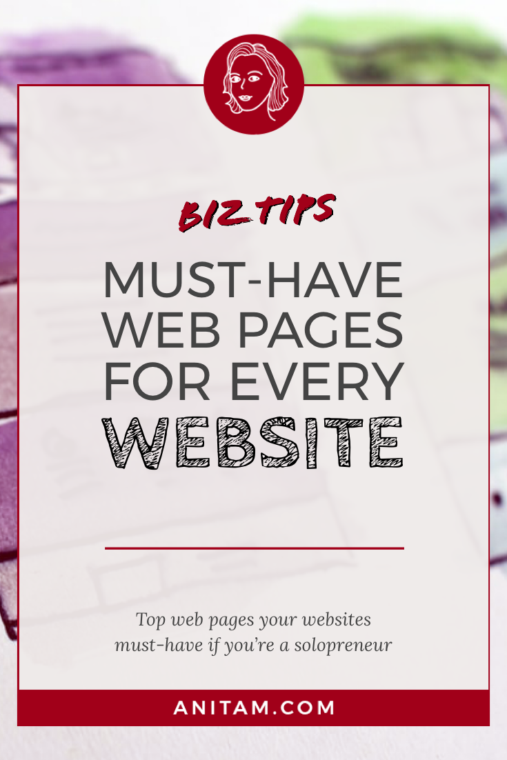 Must-Have Website Pages for WordPress | AnitaM