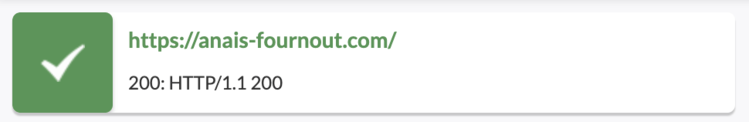 code de réponse http 200