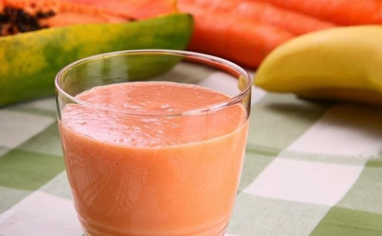Vitamina Detox de Mamão Vitamina Detox de Mamão