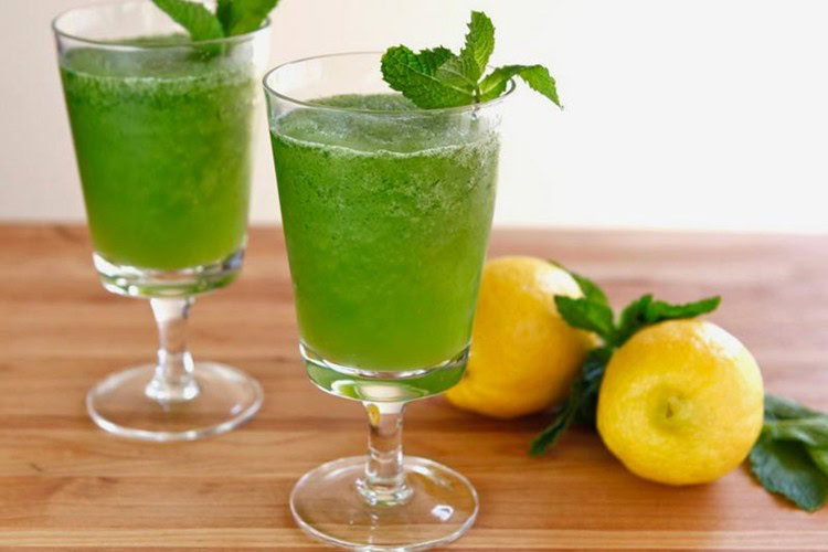 suco de hortela