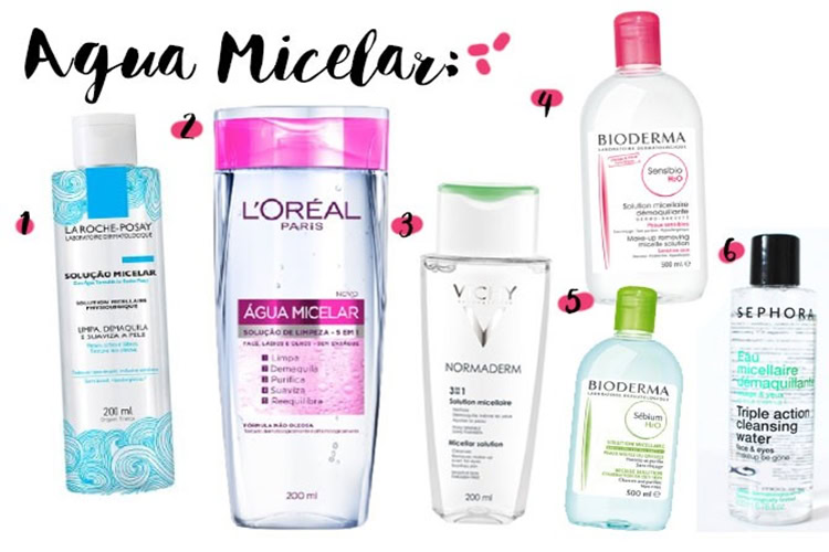 agua micelar | Dicas de Saúde