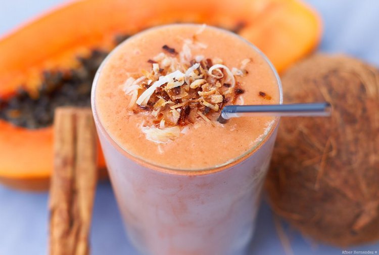 Batido de Mamão e Canela Para Limpar o Cólon e Queimar Gordura Batido de Mamão e Canela Para Limpar o Cólon e Queimar Gordura