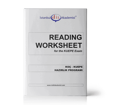 Koc Kuepe Reading Worksheet Istanbul Dil Akademisi