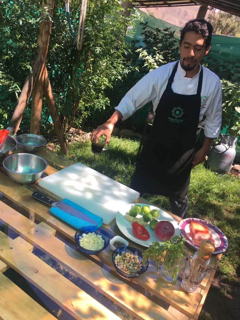 Chef Diego form Posada Pakakuna