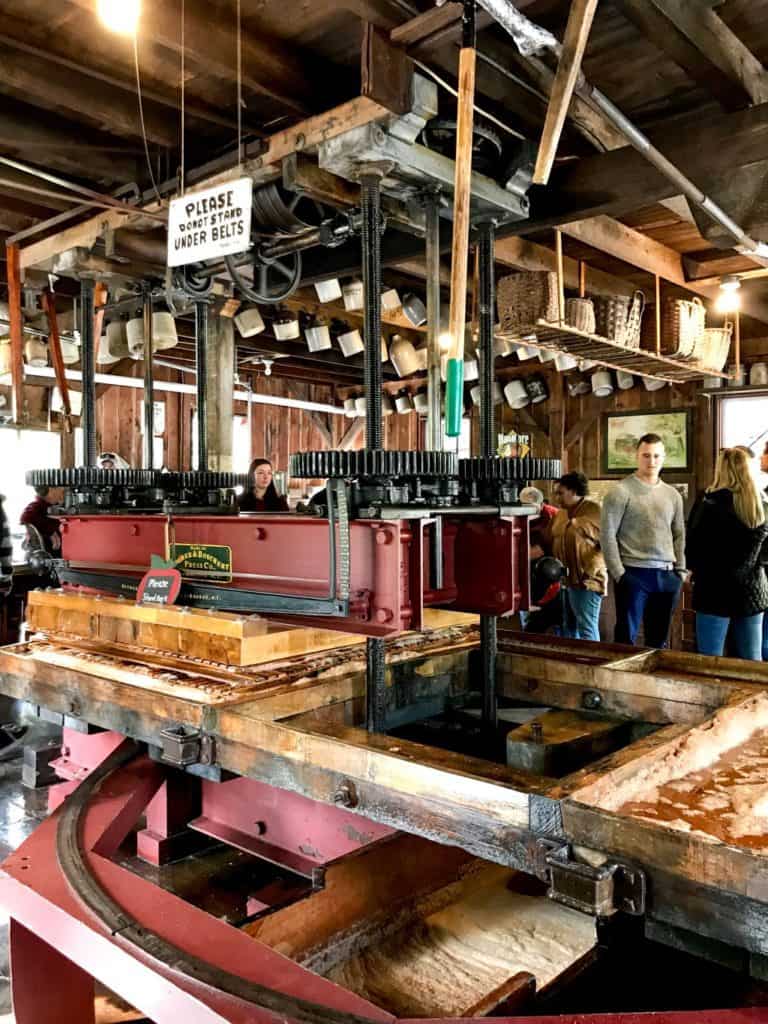 Mystic cider mill - Visit BF Clyde's Cider Mill in Old Mystic, CT for the best apple cider and cider donuts anywhere! This 137-year-old steam powered cider mill (the oldest in the US) is a must if you're in Southestern CT in the fall. #clydescidermill #newengland #connecticut #mysticct #newenglandtravel #connecticuttravel #thingstodoinct #fallinct #fallinnewengland