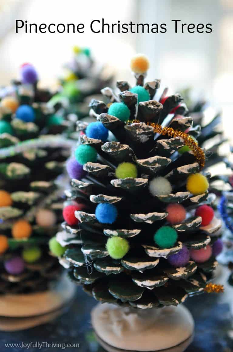 Pinecone Christmas Trees