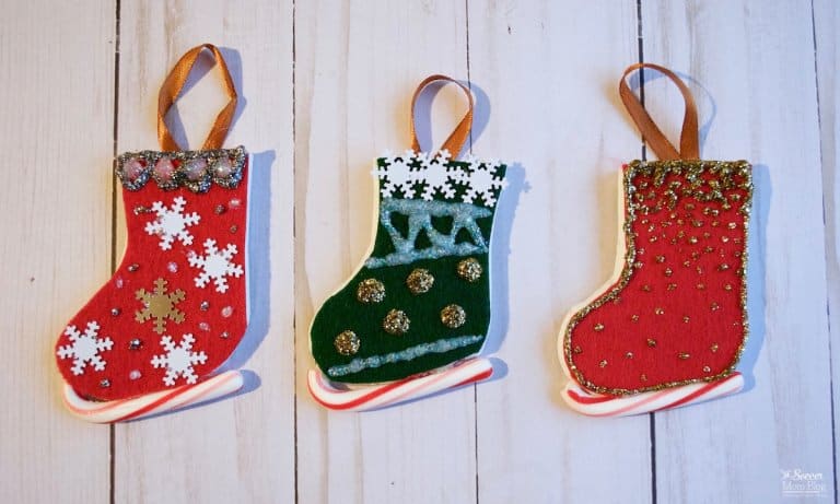 candy cane ice skate ornaments pin