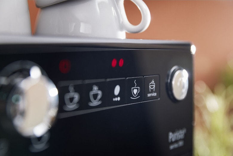 Les boutons de la Melitta purista F230-102 serie 300