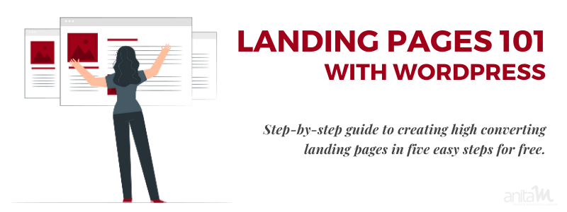 How to Create Landing Pages with WordPress for Free | AnitaM