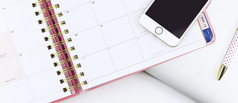 Kalender med datum